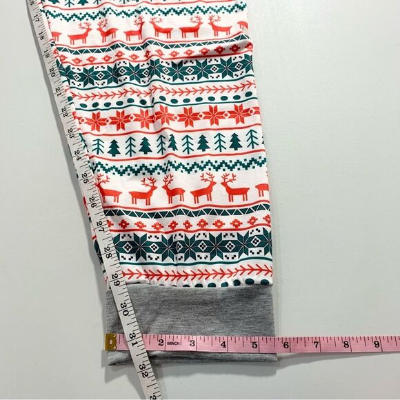 NWT Family Matching Christmas Pajama Set Dad Reindeer Snowflakes Jogger 3XL - Picture 9 of 11